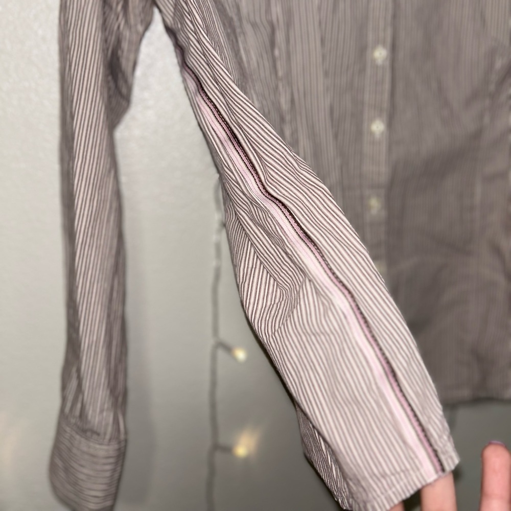 Faded Glory Long Sleeve Button Up Collared Shirt - image 6